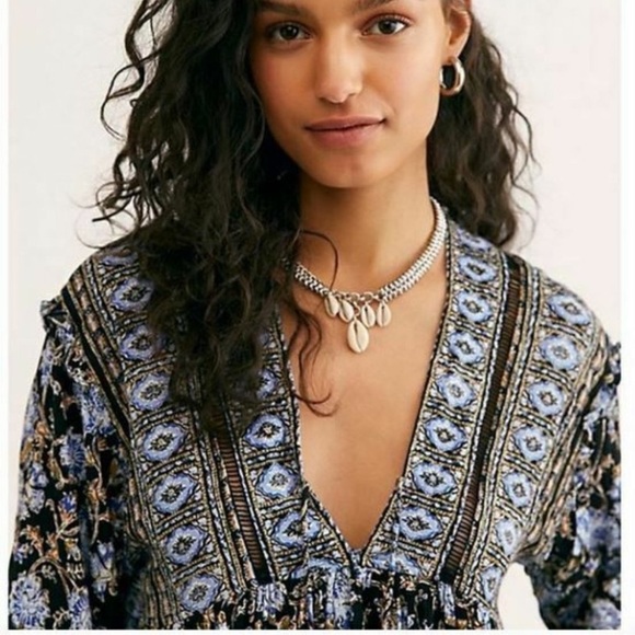 NEW Free People Moonlight Dance Tunic Blouse M - Picture 3 of 14